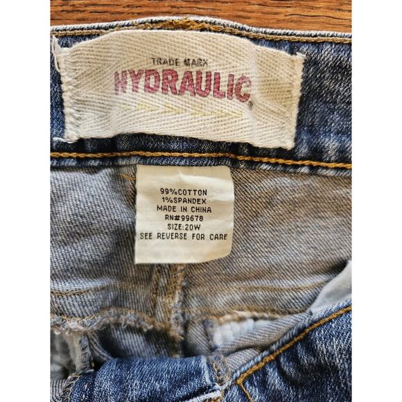 Hydraulic Women's Jeans DISTRESSED SKINNY‎ LEG STRETCHY SIZE 20 20W - Picture 4 of 4